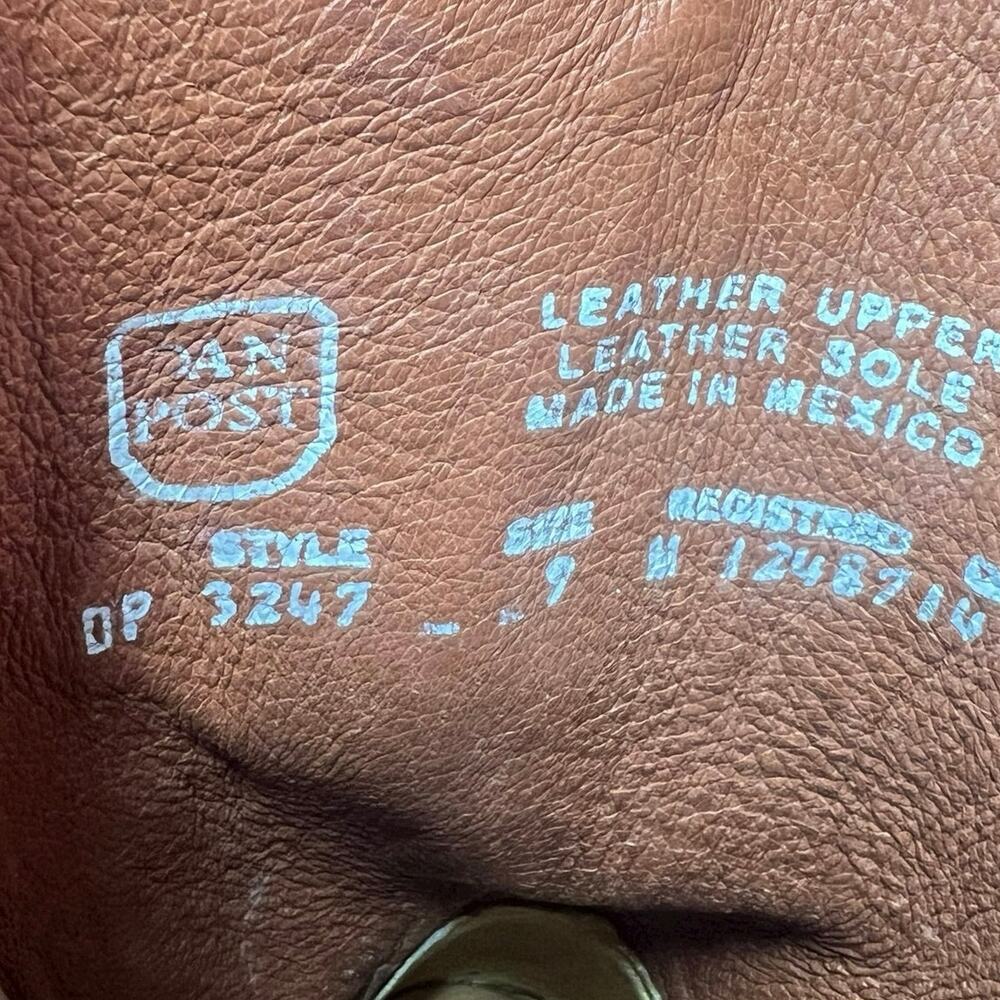 Dan Post Women’s El Paso Brown Distressed Embossed Cowgirl Boots Size US 7 M - Picture 10 of 10